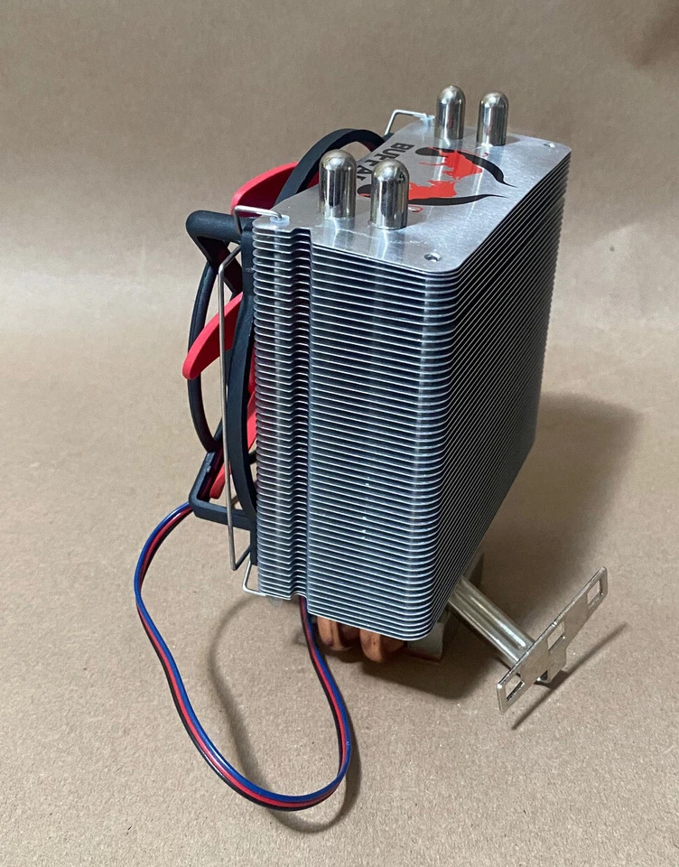 Evercool Buffalo Copper Base Dual HeatPipe AMD 754/939/940 AM2 AM3 CPU Cooler - Image 4 of 4