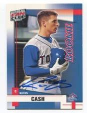 2002 Donruss Fan Club Kevin Cash Signed Card Baseball MLB Autographed AUTO #208