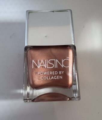 NAILS INC Nagellack Chancellor Road With Collagen Rosegold 14ml Brandneu