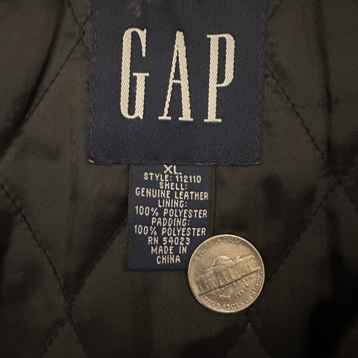 00s GAP leather jacket レザージャケット GAP leather jacket