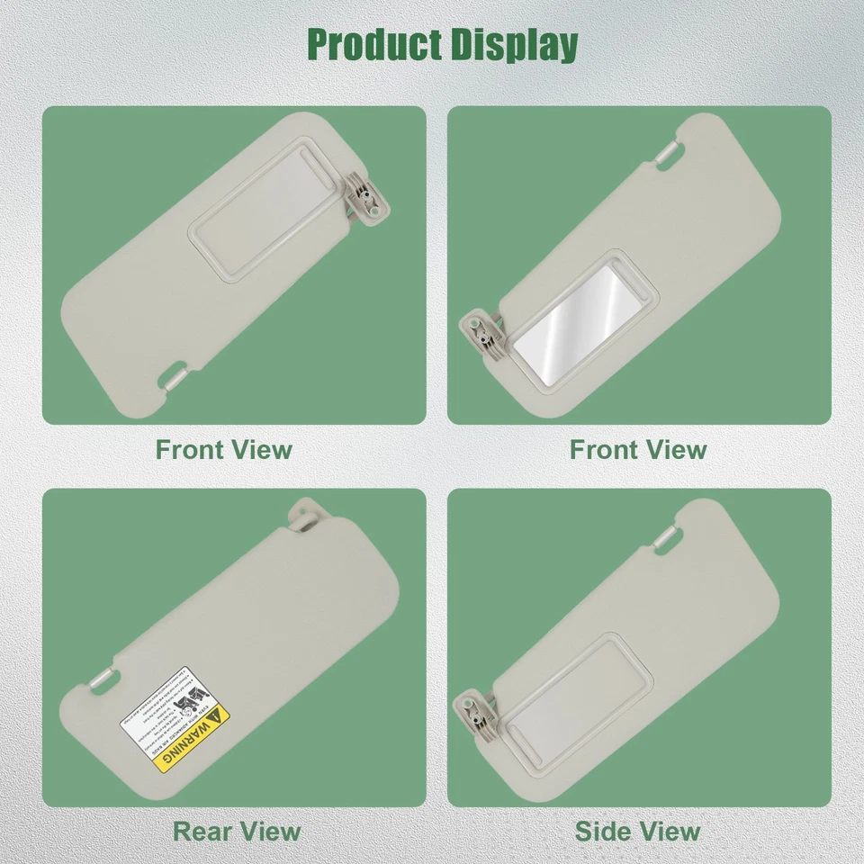 Parasol gris LH sin lámpara compatible con 10-13 Mazda 3 2,0 L 2,3 L 2,5 L BBM2-69-320C-75 Foto 2 de 4