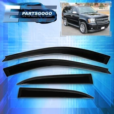 For 07-14 Chevy Tahoe GMC Yukon Window Visor Sun Shade Wind Rain Guard Deflector