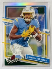 2023 Panini Clearly Donruss The Rookies Green Quentin Johnston 37/49