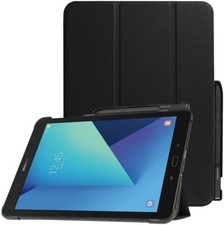 For Samsung Galaxy Tab S3 9.7 2017 Slim Shell Case Stand Cover With S Pen Holder
