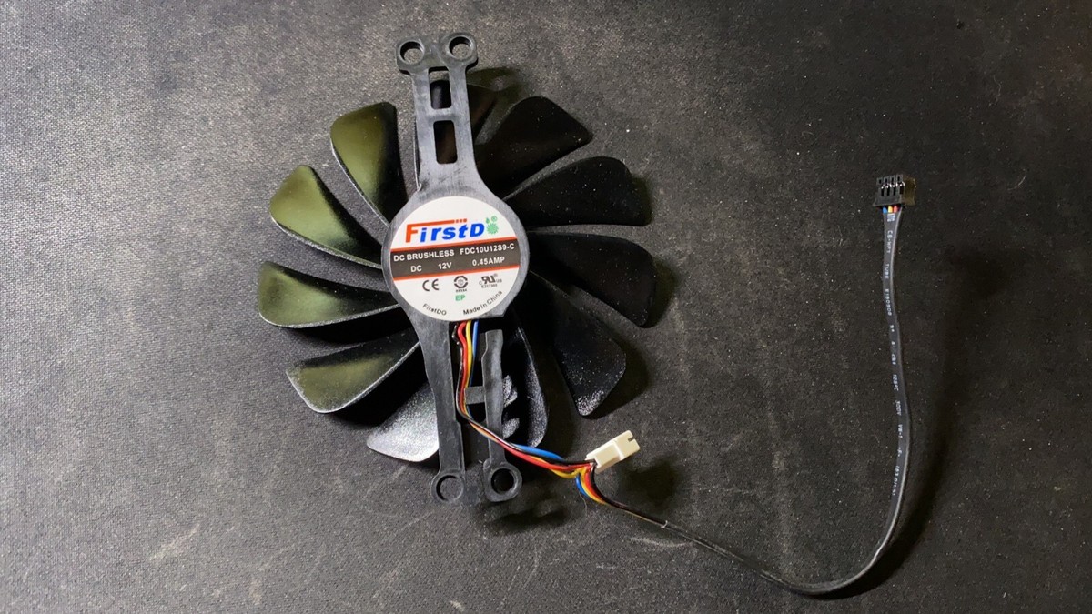 GPU cooler replacement Fan For XFX Speedster SWFT 210 RX 6600 6600