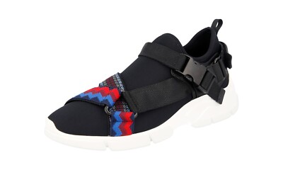 PRADA Neoprene Polarius Slip-on Sneakers 1S913I Black Prax -  US 10 EU 40 UK 7