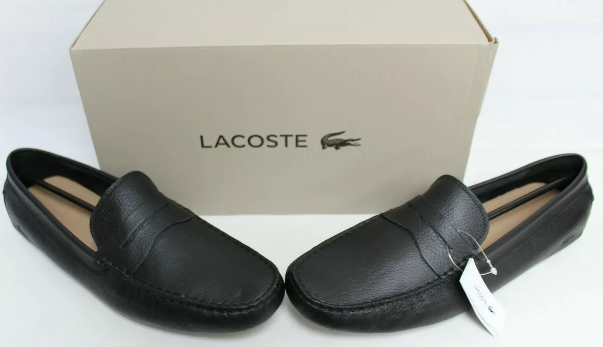Lacoste Men s Concours 118 Leather Loafer Shoes 7 35CAM0118024