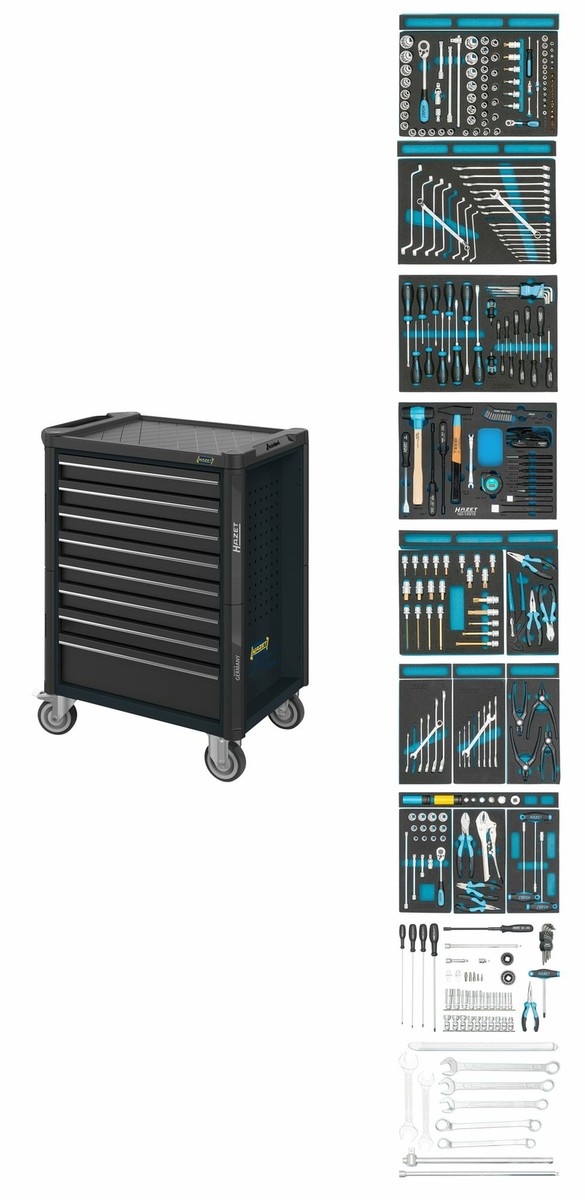 HAZET Tool trolley 179N-8-RAL7021/300 D | eBay