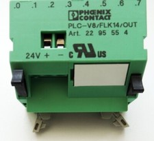 Phoenix Contact PLC-V8/FLK14/OUT PLCV8FLK14OUT Varioface Transfer Module -used-