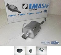 Imasaf Esd Auspuff Endtopf FüR Fiat 500+500C (312) 1.2+1.2 Lpg 2007-2012+ZubehöR