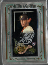 2022 Topps Allen and Ginter X Framed Mini Autographs #MAJSI Jose Siri Auto /50