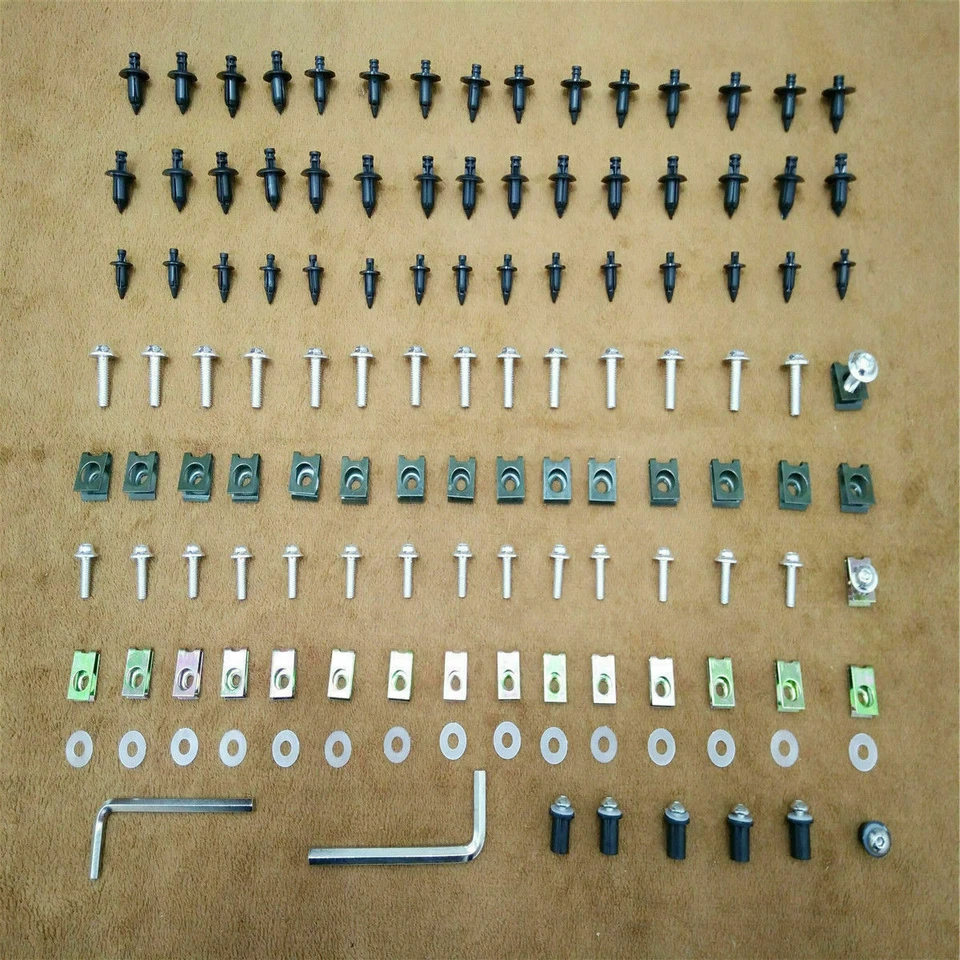 Kit de pernos de carenado clips de sujeción tornillo para motocicleta Honda CBR125R 300R 250R Foto 2 de 4