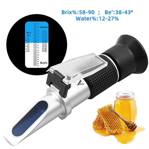 DHL Refraktometer Honig Imker Wasser Zucker Gehalt, Brix: 58-90% Wasser: 12-27% - Bild 2 von 16