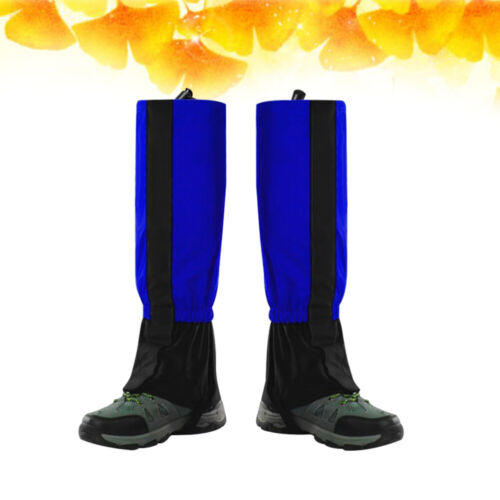  1 Pair of Unisex Waterproof Leg Cover Hiking Camping Snow Ski Boots - Afbeelding 1 van 11