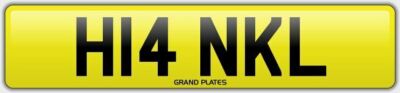 HANK L HANKS CAR REGISTRATION H14 NKL NO ADDED FEES GREAT HANK HENRY NAME REG