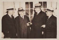 Rep. Marvin Jones Conference Washington D.C. 1936 - Original Press Photo