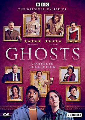 GHOSTS: The Complete Series [DVD, 2024] 5-Disc Set (Factory Sealed) & Brand NEW!