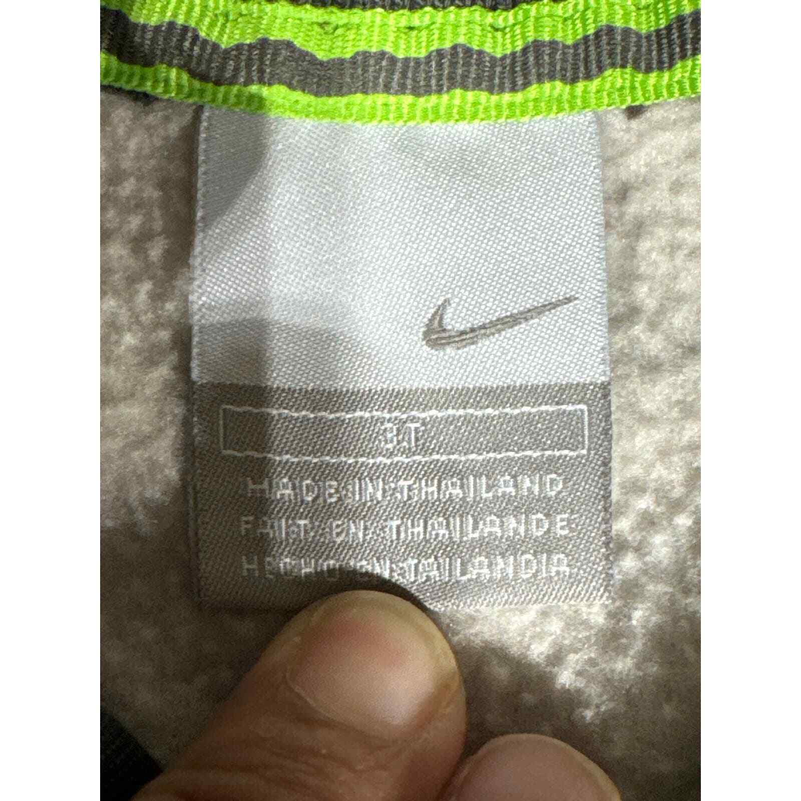 SACAI X NIKE Nike Air grigio lime bianco giacca full zip bambino taglia 3T