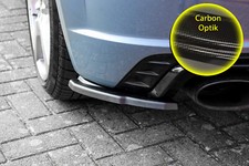 Heckansatz Seitenteile Flaps aus ABS für Audi TT RS 8S Facelift in Carbon Optik