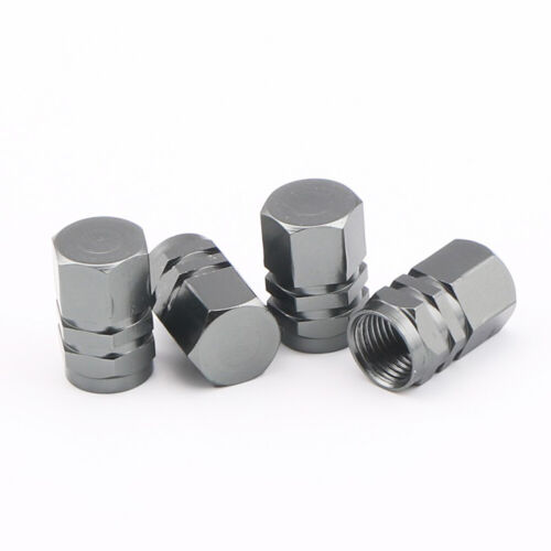Tappi Per Valvole Per Pneumatici Per Auto In Alluminio Da 4 Pezzi Copristelo + - Picture 5 of 24