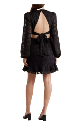 ASTR The Label Women's Floral Black Cutout Dress Size S | eBay