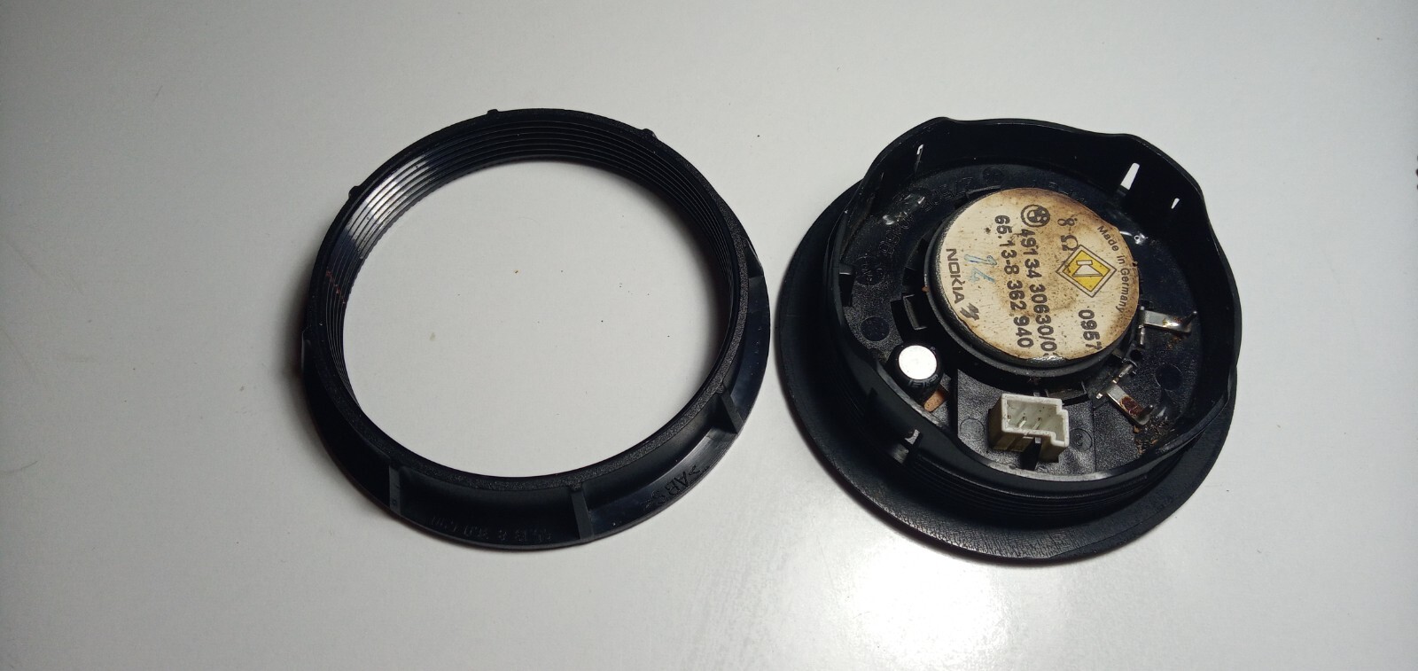 BMW E36 GENUINE speaker tweeter door trim black NOKIA 65138362940 