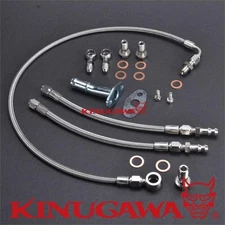 Kinugawa FOR Volvo 740 940 B230FT Turbo Oil / Water line kit w/ MHI TD04 turbo