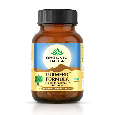 Turmeric Formula Organic India ( 60 Veg Caps) FREE SHIPPING