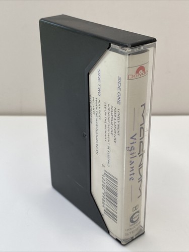 MAGNUM - VIGILANTE - CASSETTE TAPE ALBUM Paper labels (POLYDOR 1986) - TESTED - Picture 2 of 6