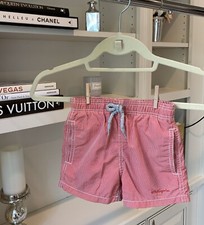 Vilebrequin Toddler Red Stripe Swim Short Size 2