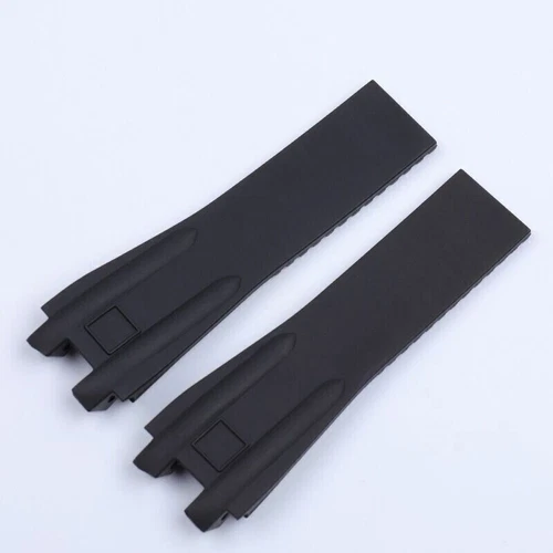 Correa de reloj ejecutiva de goma de silicona de 26 mm para Ulysse Nardin El Toro - Imagen 26 de 30