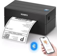 Bluetooth Smart Thermal Label Printer 4x6 Shipping Labels for Etsy eBay Shopify