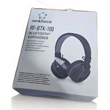 Renkforce RF-BTK-100 On Ear Headset Bluetooth® Schwarz, Grau Headset, Faltbar