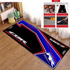 For Honda Cbr1000rr 220x80cm Workshop Garage Mat Carpet Sports Rug Tpr Anti-slip
