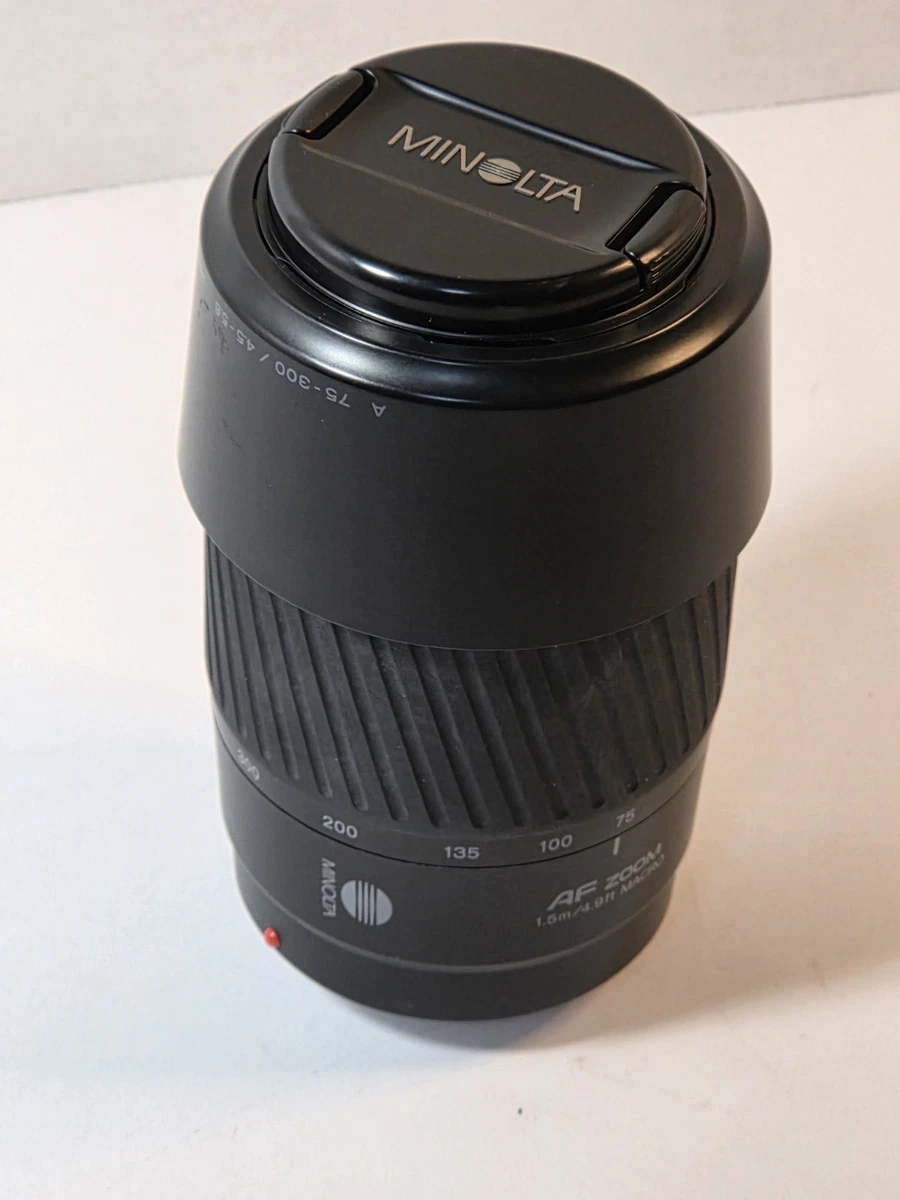 Minolta Zoom 75-300mm Focal Camera Lenses for sale | eBay