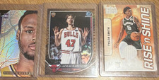 NBA Hoops 2024-25 Rookie Rise n Shine Lachlan Olbrich + Tyler Smith 3-Card Lot