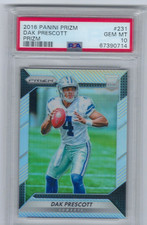 2016 Panini Prizm DAK PRESCOTT #231 SP RC PSA 10 GEM MINT