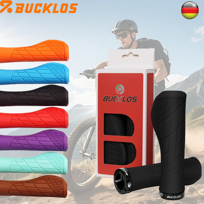BUCKLOS Fahrradgriffe Ergonomische Silikongriffe Rutschfest Sicher Weich für ODI