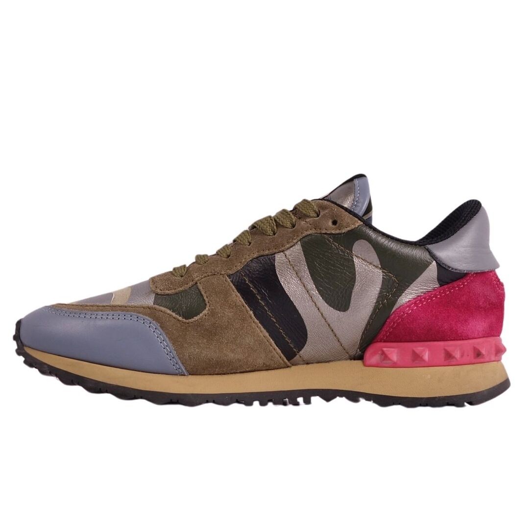 VALENTINO GARAVANI SNEAKERS CAMOUFLAGE LEATHER Womens 36.5 Used MOLO-0 thumbnail 7