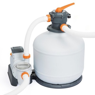 Bestway Sandfilteranlage 11.355 l/h Flowclear Sandfilter Sandfilterpumpe