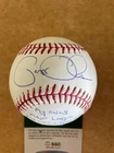 GREGG OLSON BALTIMORE ORIOLES SIGNED BASEBALL UNIQUE INSCRIPTION SGC COA AU68979
