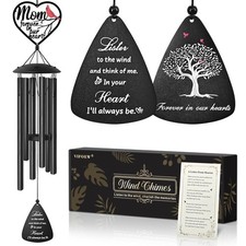 Memorial Gifts for Loss of Mom, 36" Memorial Wind Chimes for Loss of Mother,