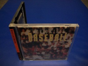 NEC TurboGrafx-16 Game ~ World Class BASEBALL ~ Complete ~ Tested Works Great!