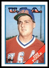 Jim Poole 1988 Topps Traded #88T MLB READ FREE SHIPPING AutographDen