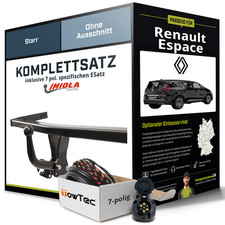 Anhängerkupplung starr für RENAULT Espace +E-Satz Set kpl. NEU inkl. EBA
