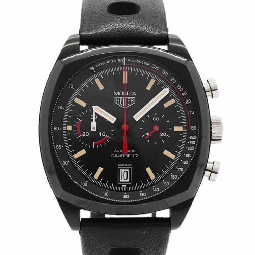 TAG HEUER MONZA 40TH ANNIVERSARY  CR2080 BLACK DIALS 986886