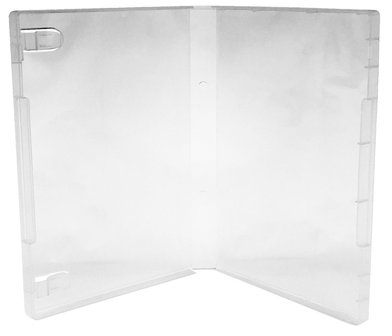 10 Clear Storage Cases 21mm for Rubber Stamps (No Hub)