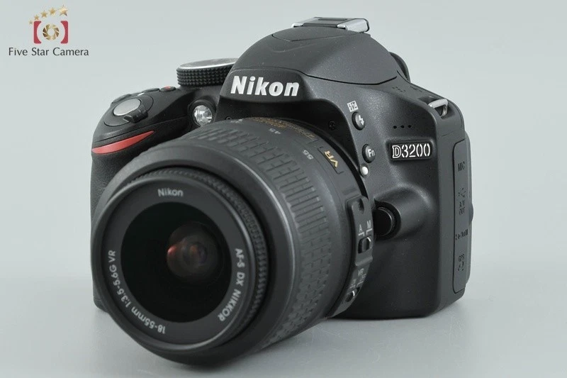 "Shutter count 1,752" Nikon D3200 Black 24.2 MP DSLR 18-55 VR Lens [Near Mint] - Image 2 of 4