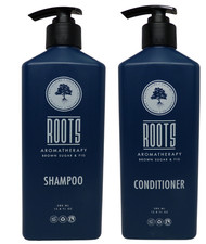 Roots Aromatherapy Brown Sugar Fig Shampoo and Conditioner 12.8oz