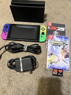 Authentic & Tested Nintendo Switch Console With Dock And 4 Games, Read